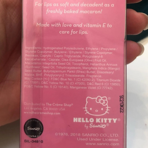 NIB HELLO KITTY MACARON LIP BALM - Picture 2 of 2